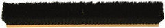 O-Cedar - 24" Combo Duty Horsehair Blend Push Broom - 3" Bristle Length, Wood Block, Threaded Handle Connection, Handle Sold Separately - Exact Industrial Supply