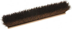 O-Cedar - 24" Rough Surface Palmyra Push Broom - 4" Bristle Length, Wood Block, Threaded Handle Connection, Handle Sold Separately - Exact Industrial Supply