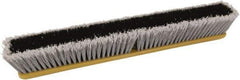 O-Cedar - 24" Combo Duty Polypropylene Push Broom - 3" Bristle Length, Foam Block, Threaded Handle Connection, Handle Sold Separately - Exact Industrial Supply