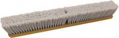O-Cedar - 24" Fine Particle Synthetic Push Broom - 3" Bristle Length, Foam Block, Threaded Handle Connection, Handle Sold Separately - Exact Industrial Supply
