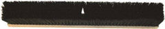 O-Cedar - 18" Medium Duty Polypropylene Push Broom - 3" Bristle Length, Wood Block, Threaded Handle Connection, Handle Sold Separately - Exact Industrial Supply