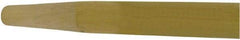 O-Cedar - 60 x 1" Wood Squeegee Handle - Tapered Connection, Tan - Exact Industrial Supply