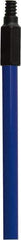 O-Cedar - 60 x 1" Fiberglass Squeegee Handle - Threaded Connection, Blue - Exact Industrial Supply