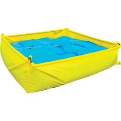 UltraTech - 48" Long x 14" High x 48" Wide Staging Pool - Yellow Polyethylene, For Spill Containment - Exact Industrial Supply