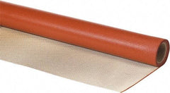 Auburn Mfr - 3' Wide x 0.047" Thick Silica Welding Cloth Roll - Red & Tan - Exact Industrial Supply