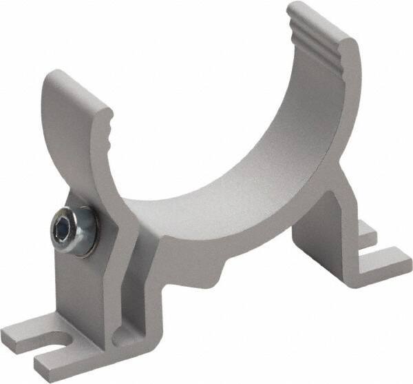Waldmann Lighting - Task & Machine Light Mounting Clip - Silver, For Use with Mach LED Plus 40 - Exact Industrial Supply