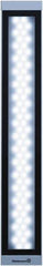 Waldmann Lighting - 24 VDC, 24 Watt, LED, Linear Machine Light - Bracket Mount, 4.9m Cord, IP67, Silver - Exact Industrial Supply