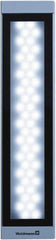 Waldmann Lighting - 24 VDC, 16 Watt, LED, Linear Machine Light - Bracket Mount, 4.9m Cord, IP67, Silver - Exact Industrial Supply