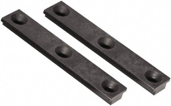 Raptor Workholding - 1 Piece Vise 1/16" Parallel Master Jaw Insert - Steel, 7/8" Long, 0.308" High - Exact Industrial Supply