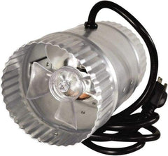 Suncourt - 4" Diam, 0.3 Amp, 120 Volt Duct Fan - 65 CFM, Single Speed - Exact Industrial Supply