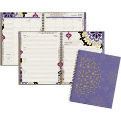 AT-A-GLANCE - 128 Sheet, 8-1/2 x 11", Weekly/Monthly Appointment Book - Purple - Exact Industrial Supply