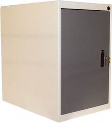 Proline - Modular Storage Cabinet - 16 Gauge Steel, 18" Wide x 26" Deep x 27-1/2" High, Blue/White - Exact Industrial Supply