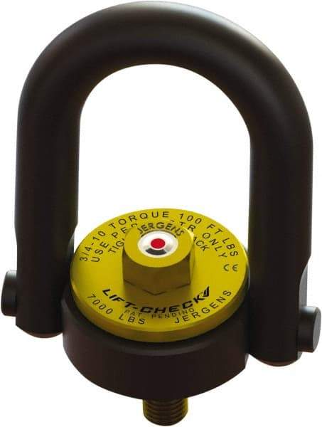 Jergens - 4,000 Lb Load Capacity Hoist Ring - 5/8-11 Thread, Alloy Steel - Exact Industrial Supply