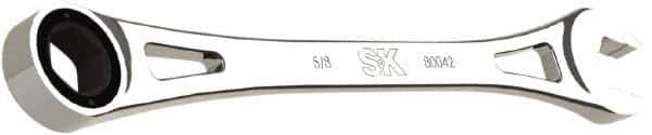 SK - 5/8" 6 Point Combination Wrench - 10.38" OAL, Steel, Full Polish Finish - Exact Industrial Supply