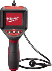Milwaukee Tool - 3" Long Probe, 4x Magnification, Camera Head - 0.35" Probe Diam - Exact Industrial Supply
