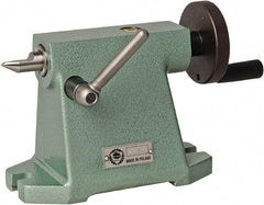 Bison - Lathe Tailstock - For Use with Rotary Tables with 100mm Center Height - Exact Industrial Supply