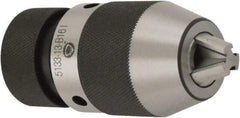 Bison - JT6, 1/8 to 5/8" Capacity, Tapered Mount Steel Drill Chuck - Keyless, Taper Shank - Exact Industrial Supply