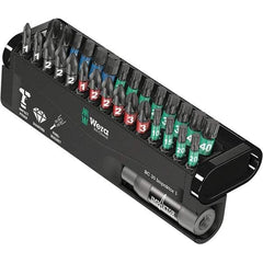 Wera - Power & Impact Screwdriver Bit Sets Point Type: Hex; Phillips; Torx Tool Type: Hex; Phillips; Torx - Exact Industrial Supply