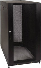 Tripp-Lite - 23.63" Overall Width x 25" Rack Height x 43" Overall Depth Data Cable Enclosure - 3,000 Lb Capacity, Black - Exact Industrial Supply