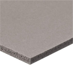 Value Collection - 3/8" Thick x 3/8" Wide x 6' Long Gray Closed Cell Silicone Foam Rubber Roll - Stock Length, Adhesive Back, -60°F to 400°F - Exact Industrial Supply
