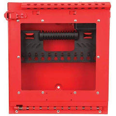 Master Lock - Group Lockout Boxes Portable or Wall Mount: Wall Mount Maximum Number of Padlocks: 12 - Exact Industrial Supply