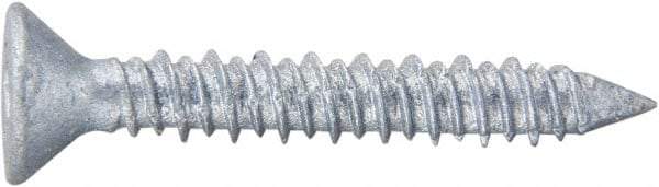 Powers Fasteners - 3/16" Diam, 2-3/4" OAL, Phillips Drive, Concrete Screw & Masonry Fastener - Stainless Steel, Perma-Seal Finish, Includes #3 Phillips Bit - Exact Industrial Supply