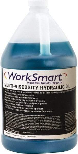 Value Collection - 1 Gal Jug Semisynthetic Hydraulic Oil - -47 to 210°F, ISO 46, 215 SUS at 100°F - Exact Industrial Supply