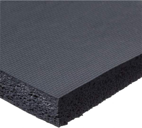 Value Collection - 3/32" Thick x 36" Wide x 10' Long Blue Closed Cell Silicone Foam Rubber Roll - Stock Length, Plain Back, -100°F to 500°F - Exact Industrial Supply