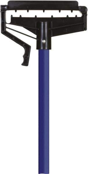 O-Cedar - 60" Standard Fiberglass Quick Connect Mop Handle - 1" Handle Diam, 1 to 5" Wet Mop Head Band, Use with Wet Mops - Exact Industrial Supply