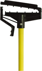 O-Cedar - 60" Standard Fiberglass Quick Connect Mop Handle - 1" Handle Diam, 1 to 5" Wet Mop Head Band, Use with Wet Mops - Exact Industrial Supply