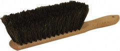 O-Cedar - 13" OAL, Horsehair Counter Brush - 2-1/2" Bristle Length, 8" Long x 2-1/2" Wide Head, Wood Handle, Gray - Exact Industrial Supply