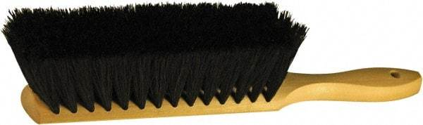 O-Cedar - 13" OAL, Tampico Counter Brush - 2-1/2" Bristle Length, 8" Long x 2-1/2" Wide Head, Wood Handle, Black - Exact Industrial Supply