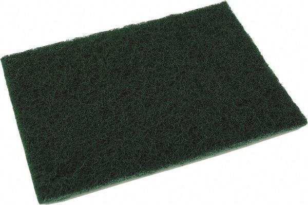 O-Cedar - 9" Long x 6" Wide x 1/2" Thick Scouring Pad - Heavy-Duty, Green - Exact Industrial Supply