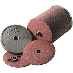 Sait - 7" Diam 7/8" Hole 120 Grit Fiber Disc - Aluminum Oxide, 7,000 Max RPM - Exact Industrial Supply