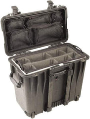 Pelican Products, Inc. - 12" Wide x 18" High, Top Loader Case - Black, Polypropylene - Exact Industrial Supply