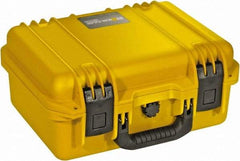 Pelican Products, Inc. - 11-13/32" Wide x 6-1/2" High, Clamshell Hard Case - Yellow, HPX High Performance Resin - Exact Industrial Supply