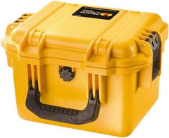 Pelican Products, Inc. - 9-51/64" Wide x 7-45/64" High, Clamshell Hard Case - Yellow, HPX High Performance Resin - Exact Industrial Supply