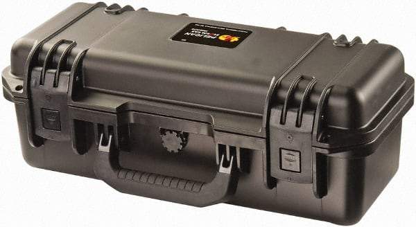 Pelican Products, Inc. - 8-13/32" Wide x 6-45/64" High, Clamshell Hard Case - Black, HPX High Performance Resin - Exact Industrial Supply