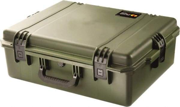 Pelican Products, Inc. - 19-45/64" Wide x 8-39/64" High, Clamshell Hard Case - Olive, HPX High Performance Resin - Exact Industrial Supply