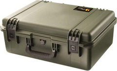 Pelican Products, Inc. - 16" Wide x 8-19/64" High, Clamshell Hard Case - Olive, HPX High Performance Resin - Exact Industrial Supply