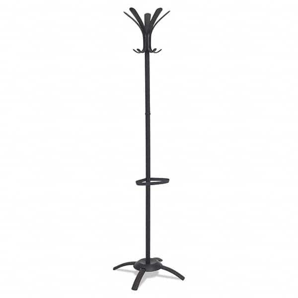 Alba - Coat Racks, Hooks & Shelving Type: Floor Rack Number of Hooks: 10 - Exact Industrial Supply