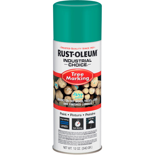 MC1800 Wet/Dry Tree Marking-Fluorescent Green Spray Paint - Exact Industrial Supply