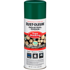 MC1800 Wet/Dry Tree Marking- Dark Green Spray Paint - Exact Industrial Supply