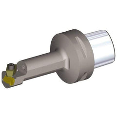 Kennametal - Insert Style NG 2R, 100mm Head Length, Left Hand Cut, Internal Modular Threading Cutting Unit Head - System Size PSC63, 13mm Center to Cutting Edge, Series Top Notch - Exact Industrial Supply