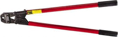 Loos & Co. - Single Cavity Hand Swaging Tool - Steel Tubing Handle - Exact Industrial Supply