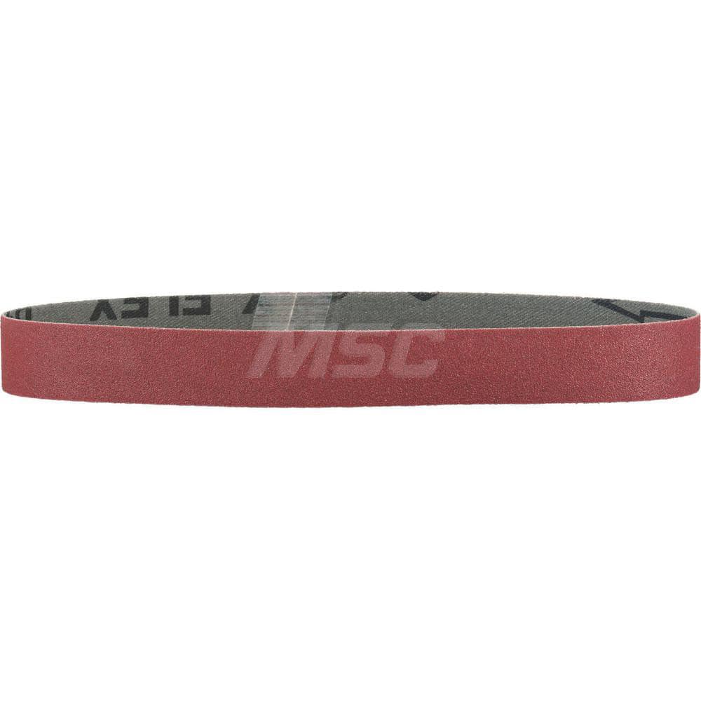 Abrasive Belt: 1-1/2″ Width, 30″ OAL, 320 Grit, Aluminum Oxide Coated, Dry