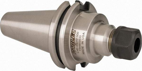 Parlec - 0.5mm to 10mm Capacity, 3" Projection, CAT40 Taper Shank, ER16 Collet Chuck - 5.69" OAL - Exact Industrial Supply