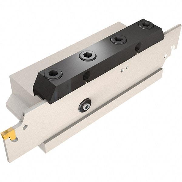 Iscar - 1.02" Blade Height, 0.134" Blade Width, 5.5118" OAL, Neutral Cut, Double End Indexable Cut-Off Blade - TGFH Blade, JetHPLine, Tang-Grip Series - Exact Industrial Supply