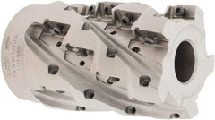 Iscar - 20 Inserts, 2-1/2" Cut Diam, 1" Arbor Diam, 2.8" Max Depth of Cut, Indexable Square-Shoulder Face Mill - 0° Lead Angle, 3.94" High, P290 AC.T 1806.. Insert Compatibility, Through Coolant, Series MillShred - Exact Industrial Supply
