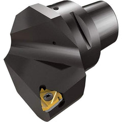 Iscar - Multiple Insert Styles, 60mm Head Length, Right Hand Cut, External Modular Threading Cutting Unit Head - System Size C5, 35mm Center to Cutting Edge, Series IscarThread - Exact Industrial Supply